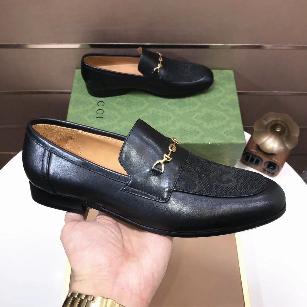 Men's shoes 💰580💰[GUCCI—Gucci] The latest high-end version of Gucci. Official website new model. Available at the same time at counters, the uppers are made of original cowhide imported from Italy/matched with the original special material splicing design concept; "highlight, high-end, grade, extravagance" and exquisite workmanship (original mesh fabric) sole: original factory special outsole size (38-45) (custom-made 45 non-returnable)